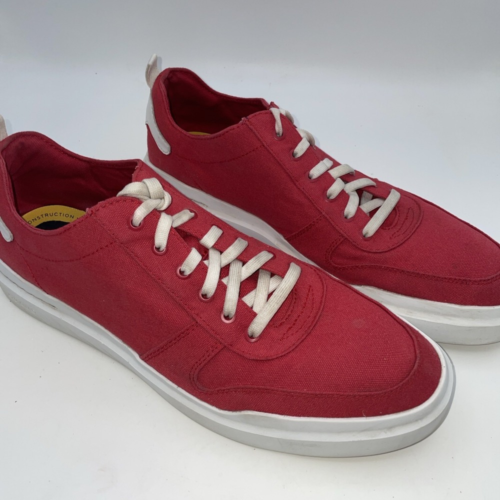 Cole Haan Grand 360 Mens Canvas‎  Red Sneakers Size 13M